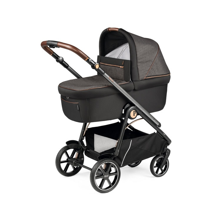 Carucior 3 in 1 Peg Perego Veloce, Lounge,  0 - 22 kg, 500, Negru/Gri