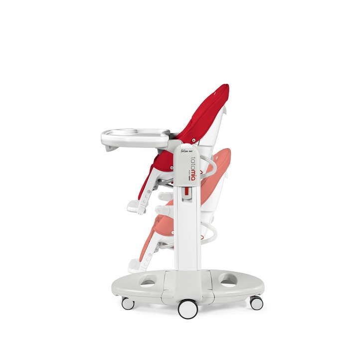 Scaun de masa 3 in 1 Peg Perego Tatamia Follow Me, 0-15 Kg, Fragola, Visiniu