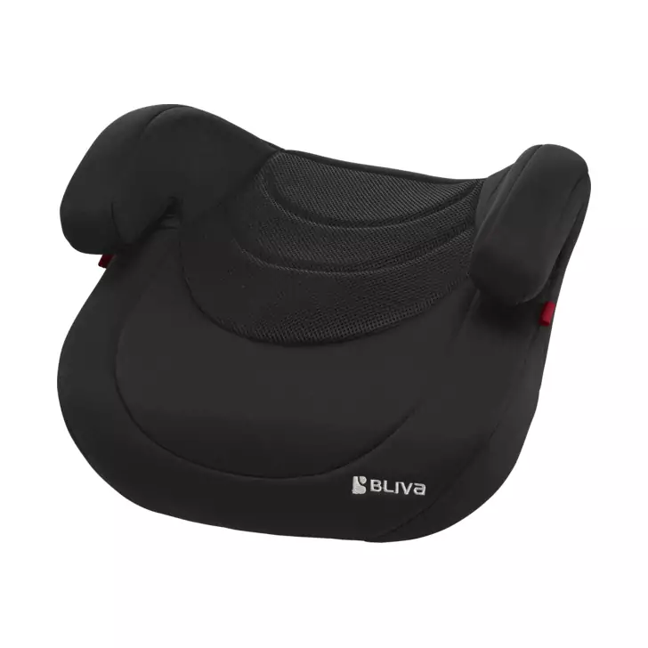 Scaun auto/Inaltator pentru masina cu Isofix Bliva Innofix, 15 - 36 kg, Mesh Black, Negru