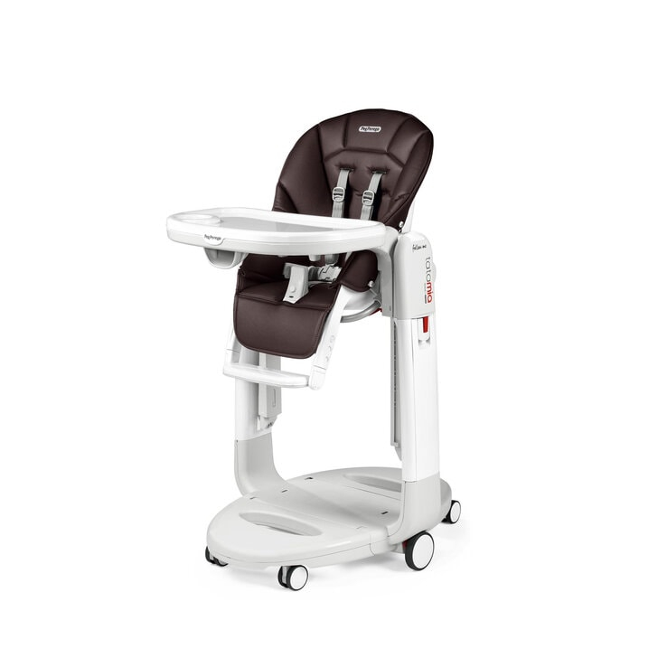 Scaun de masa 3 in 1 Peg Perego Tatamia Follow Me, 0-15 Kg, Cacao, Maro