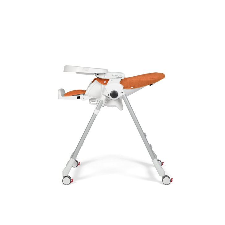 Scaun de masa 2 in 1 Peg Perego Prima Pappa Zero Follow Me, 0-15 Kg, Wonder Orange, Portocaliu