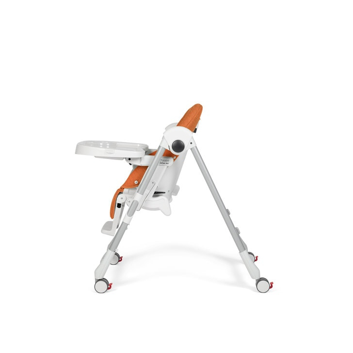 Scaun de masa 2 in 1 Peg Perego Prima Pappa Zero Follow Me, 0-15 Kg, Wonder Orange, Portocaliu