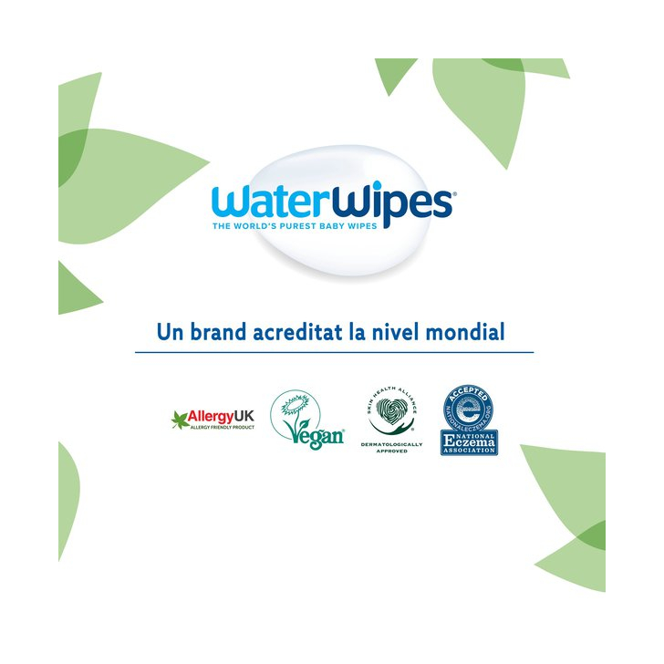 Servetele umede Water Wipes Soapberry, 4 pachete x 60 buc, 240 buc