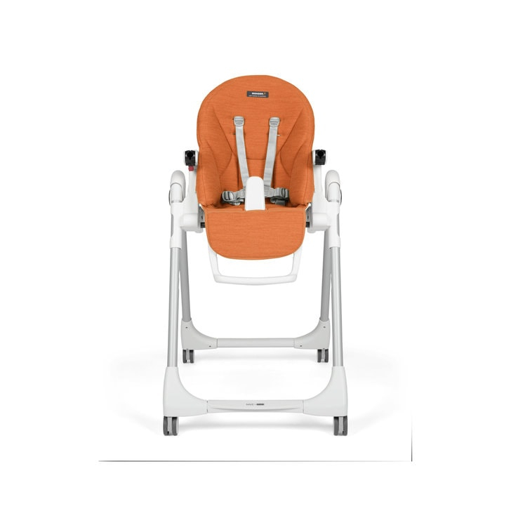 Scaun de masa 2 in 1 Peg Perego Prima Pappa Zero Follow Me, 0-15 Kg, Wonder Orange, Portocaliu