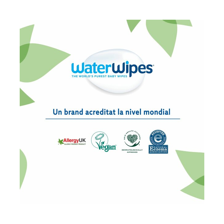 Servetele umede Water Wipes Soapberry, 12 pachete x 60 buc, 720 buc