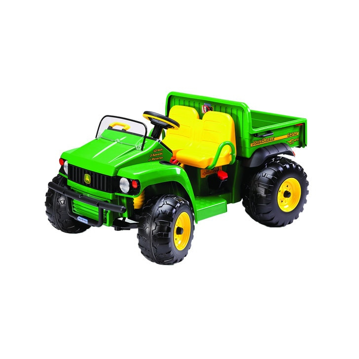 Tractor electric Peg Perego JD Gator HPX, 12V, 3 ani +, Verde