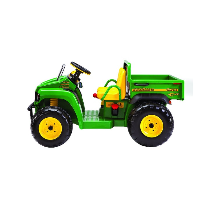 Tractor electric Peg Perego JD Gator HPX, 12V, 3 ani +, Verde