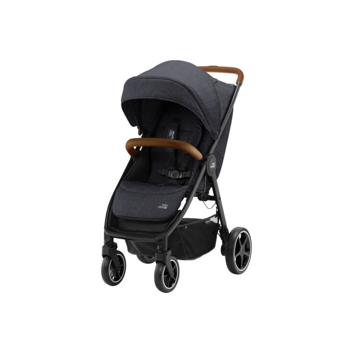 Carucior B-AGILE R - BLACK SHADOW/BROWN