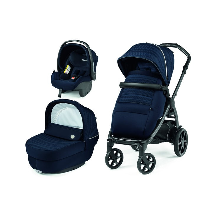 Carucior 3 in 1 Peg Perego Book, Primoviaggio SL,  0 - 22 kg, Eclipse, Bleumarin