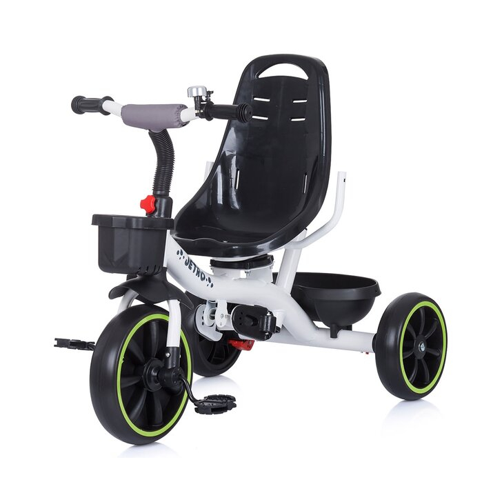 Tricicleta pentru copii cu sezut reversibil si copertina Chipolino Jetro platinum