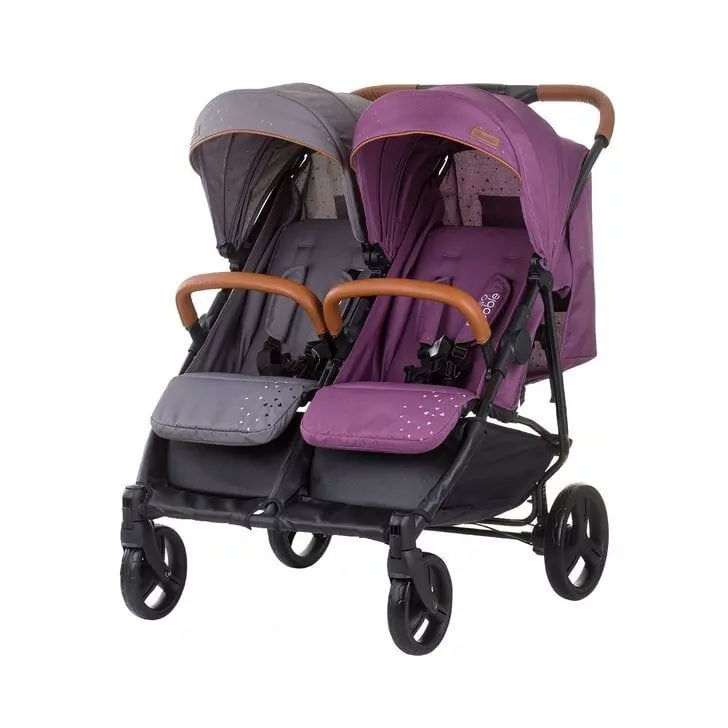 Carucior gemeni Chipolino Passo Doble lilac platinum