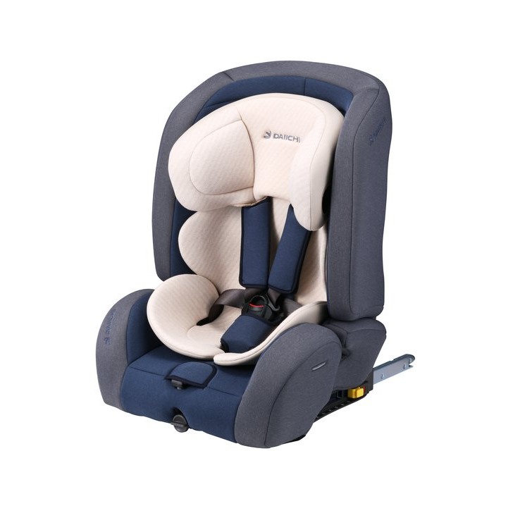 Scaun Auto D-Guard Toddler Organic Gray Fix-N, Daiichi