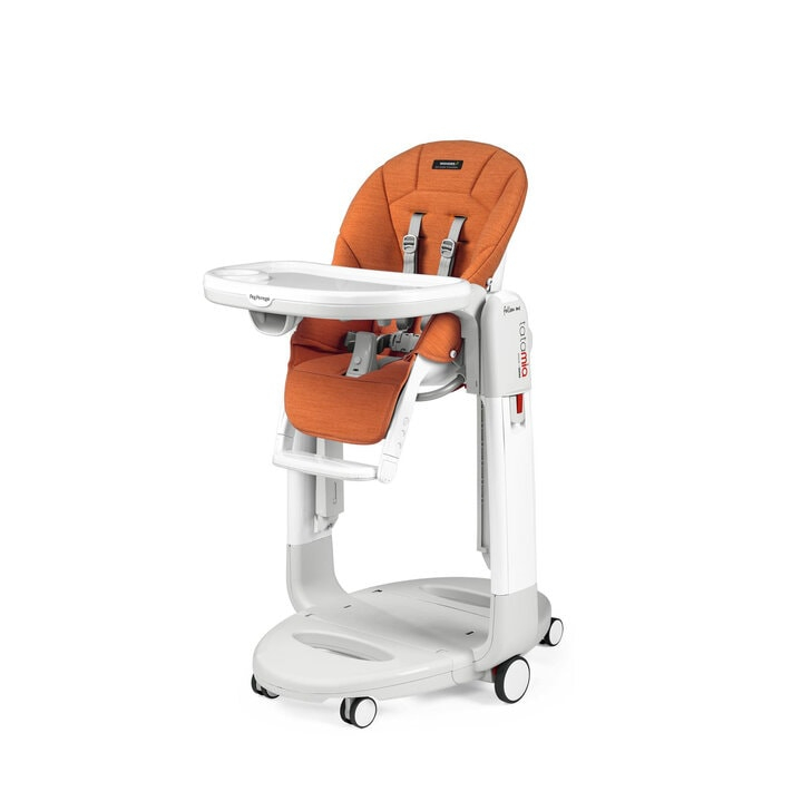 Scaun de masa 3 in 1 Peg Perego Tatamia Follow Me, 0-15 Kg, Wonder Orange, Portocaliu