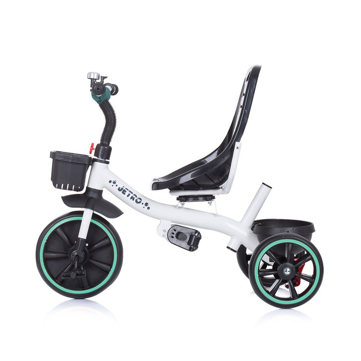 Tricicleta pentru copii cu sezut reversibil si copertina Chipolino Jetro avocado