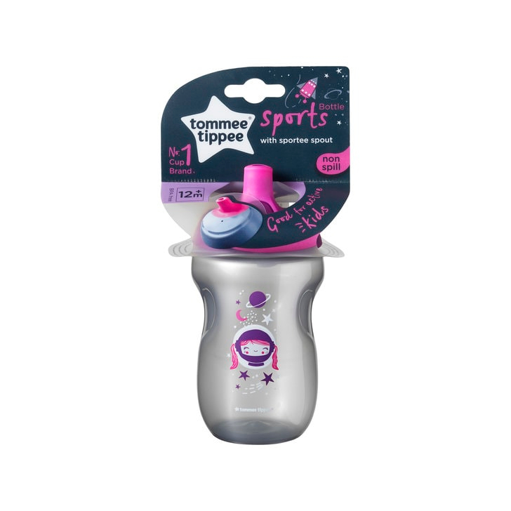 Cana Tommee Tippee Sports Explora, 300 ml, 12 luni +, Cosmos fetita, 1 buc