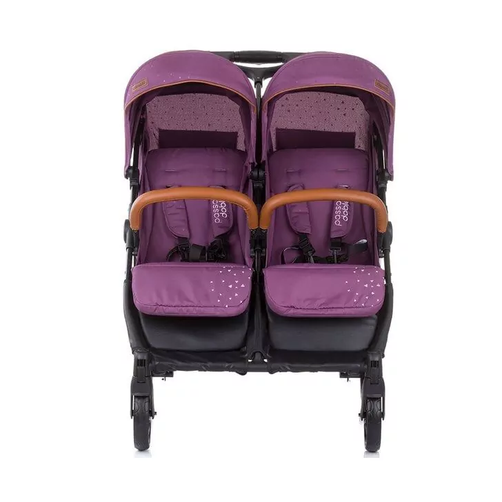 Carucior gemeni Chipolino Passo Doble lilac