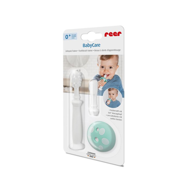 Set periute de dinti din silicon pentru antrenament BabyCare REER 79253