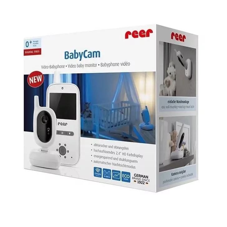 Video monitor digital pentru bebelusi Reer BabyCam 80420