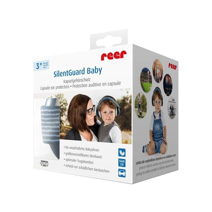 Casti antifonice pentru bebelusi REER SilentGuard Baby Boy 53063