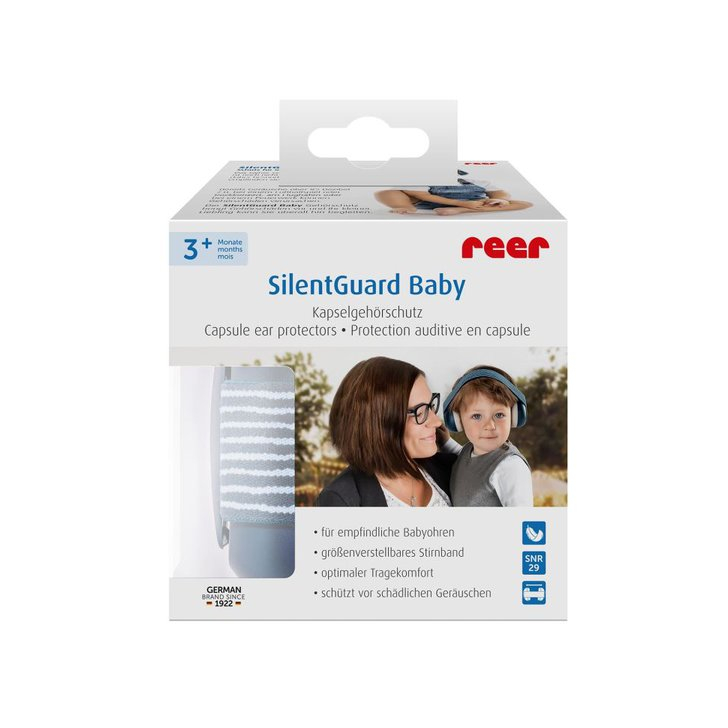 Casti antifonice pentru bebelusi REER SilentGuard Baby Boy 53063