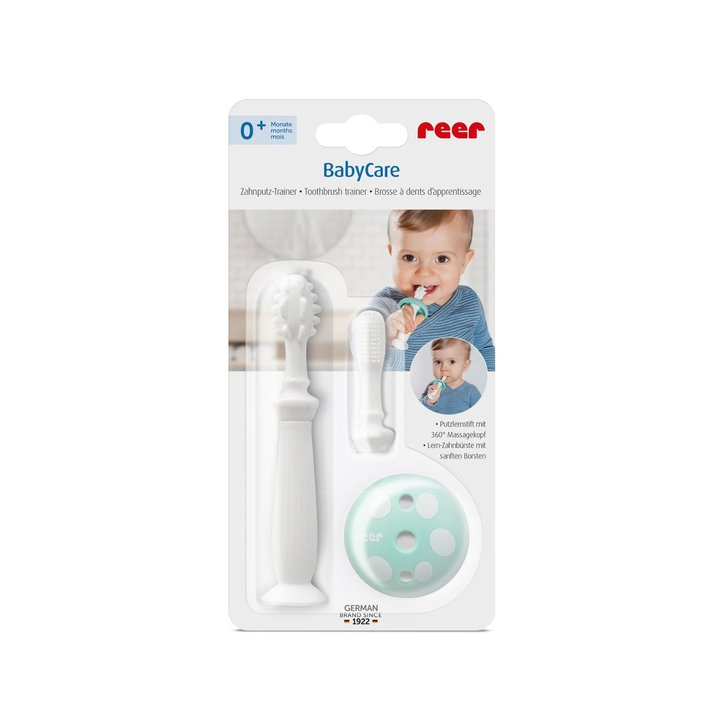 Set periute de dinti din silicon pentru antrenament BabyCare REER 79253