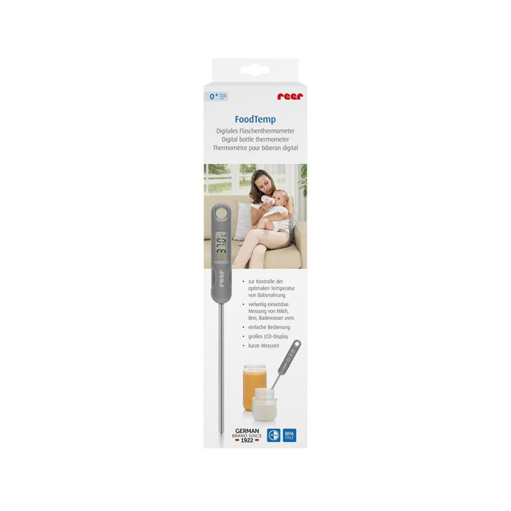Termometru digital pentru mancarea bebelusilor FoodTemp Reer 21021