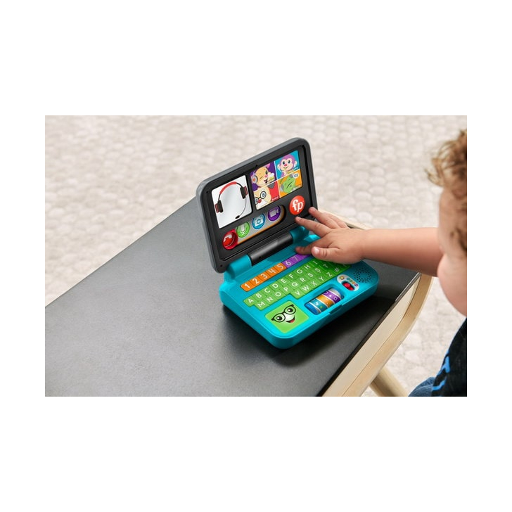 FISHER PRICE LAUGH&LEARN LAPTOP INTERACTIV IN LIMBA ROMANA
