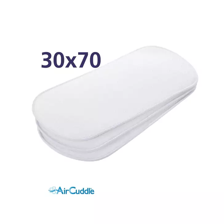 Salteluta pentru landou, cu protectie impermeabila antitranspiratie 3D inclusa 30x70cm, AirCuddle PRAMMY SAFE COMBO