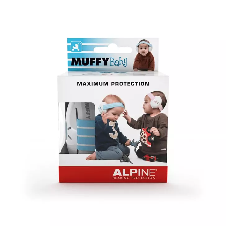 Casti antifonice pentru bebelusi ALPINE Muffy Baby Blue ALP24944