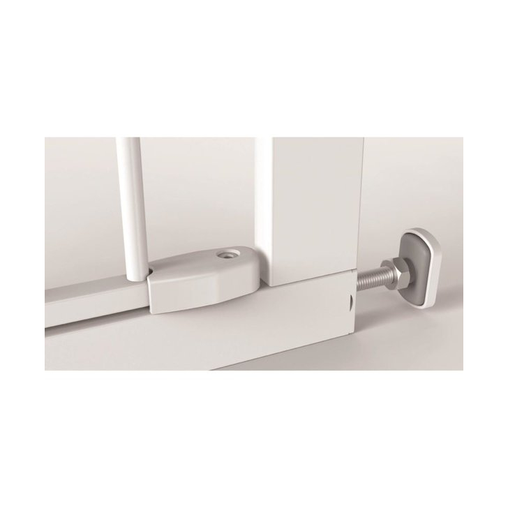 Poarta de siguranta Noma Easy Fit, presiune, 75-82 cm, metal alb, N93439