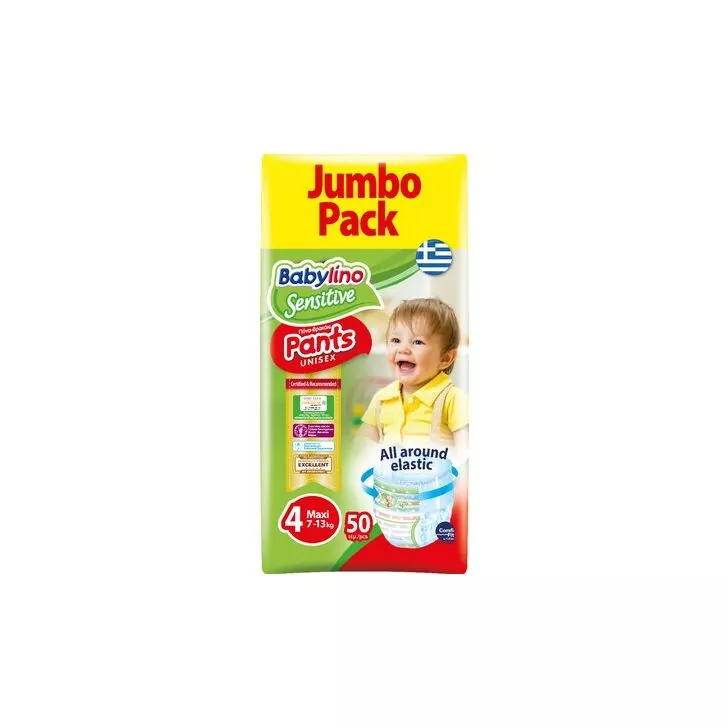 Scutece-chilotel Babylino Jumbopack Uni N4 7-13KG, 50 buc