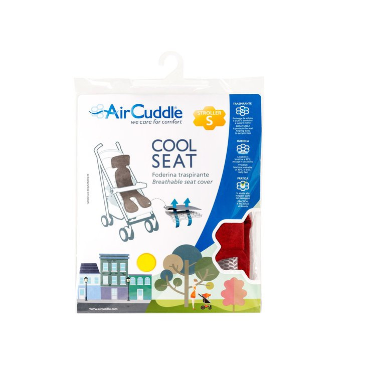 Protectie antitranspiratie pentru carucioare AirCuddle COOL SEATSTROLLER RED CS-S-RED