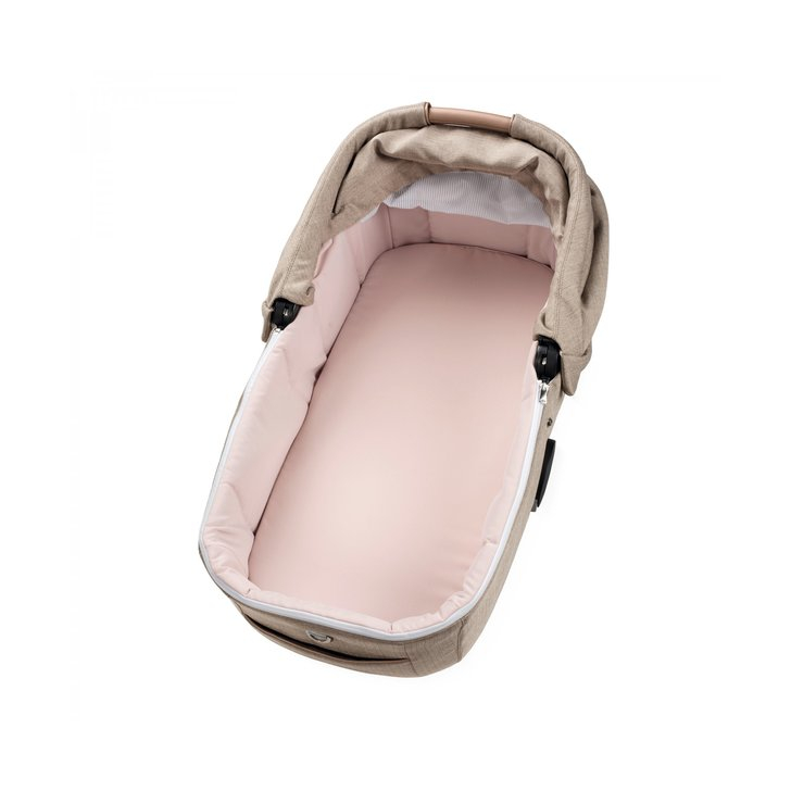 Carucior 3 in 1 Peg Perego Veloce, Primoviaggio SL, 0 - 22 kg, Mon Amour, Bej / Roz