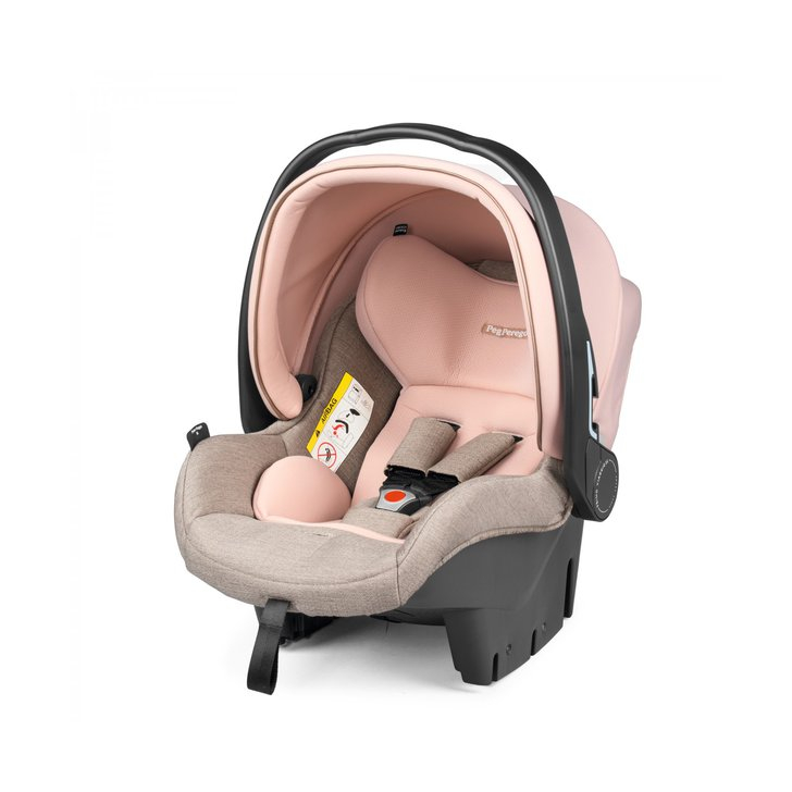 Carucior 3 in 1 Peg Perego Veloce, Primoviaggio SL, 0 - 22 kg, Mon Amour, Bej / Roz