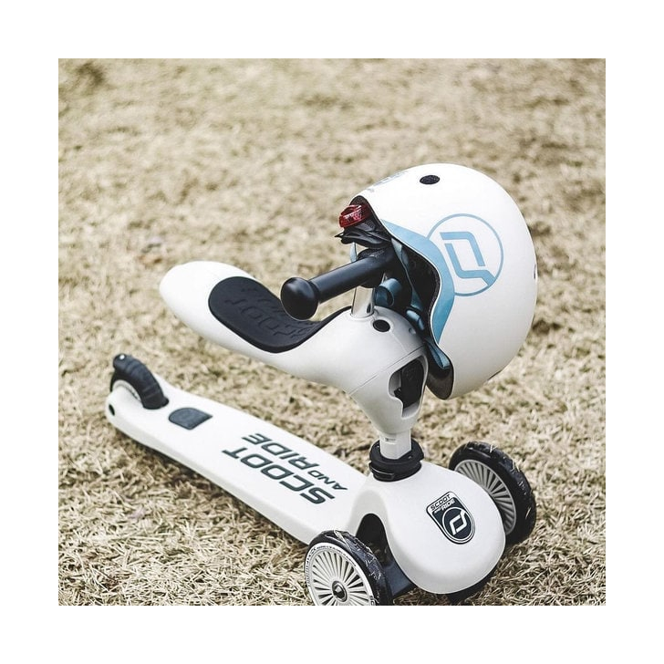 Trotineta copii cu sezut, transformabila 2in1, HighwayKick 1 Ash, 1-5 ani, pana la 50 kg, Scoot Ride