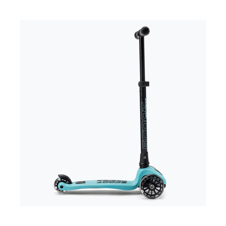 Trotineta copii pliabila, reglabila, roti luminoase, Highwaykick 3 Led Blueberry, 3-6 ani, pana la 50 kg, Scoot Ride