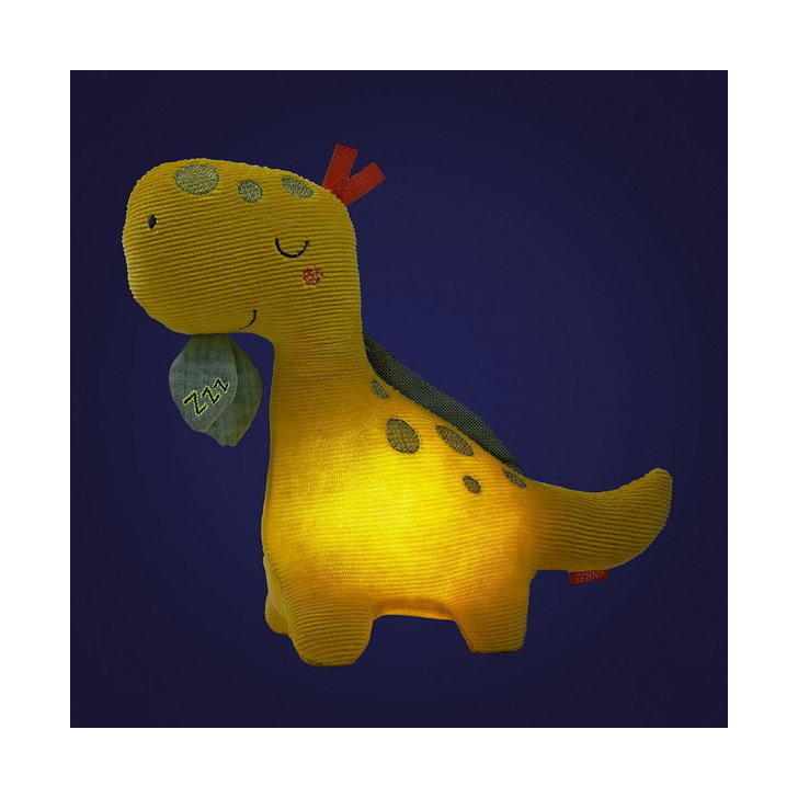Dinozaur cu lampa de veghe