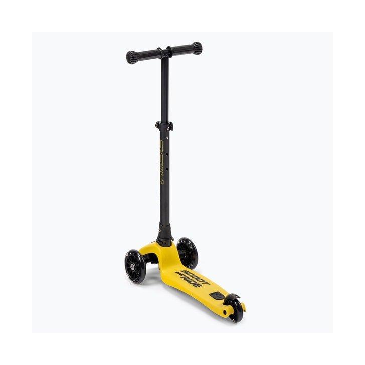 Trotineta copii pliabila, reglabila, roti luminoase, Highwaykick 3 Led Lemon, 3-6 ani, pana la 50 kg, Scoot Ride