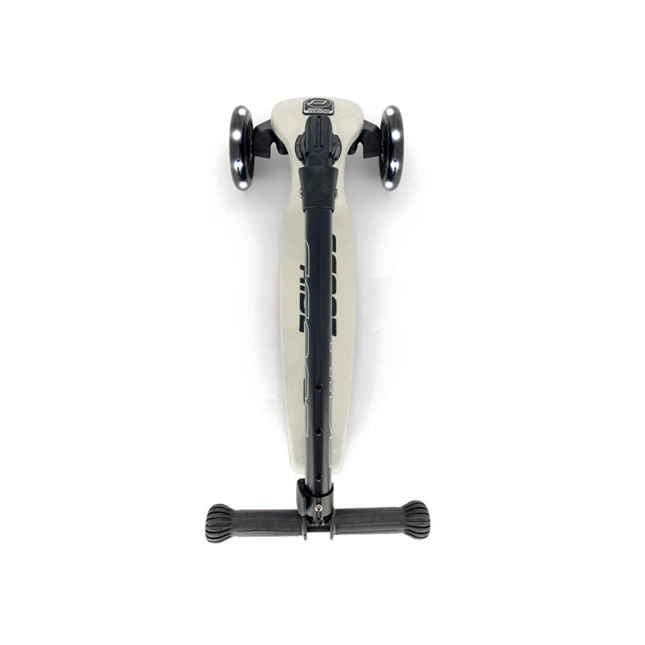 Trotineta copii pliabila, reglabila, roti luminoase, Highwaykick 3 Led Ash, 3-6 ani, pana la 50 kg, Scoot Ride