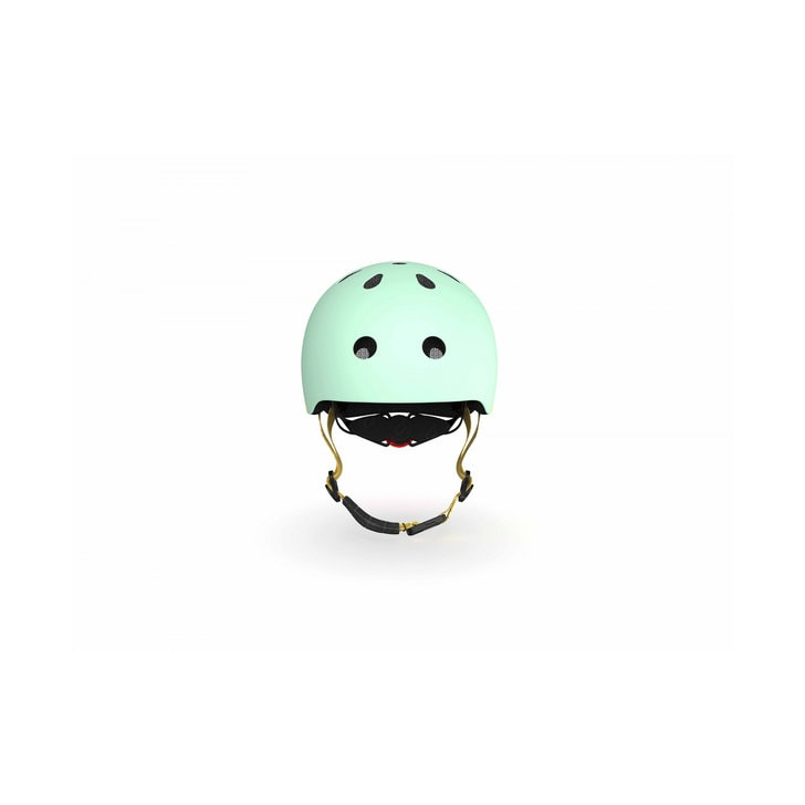 Casca de protectie pentru copii, sistem de reglare magnetic cu led, XXS-S, 45-51 cm, 1 an+, Kiwi, Scoot Ride