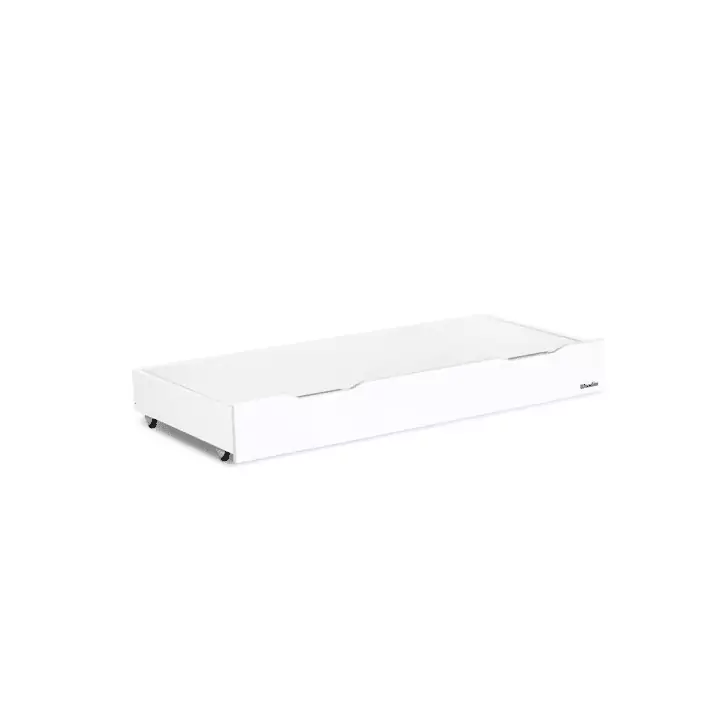 Sertar depozitare cu capac pentru patut copii Woodies 140 70 cm, alb