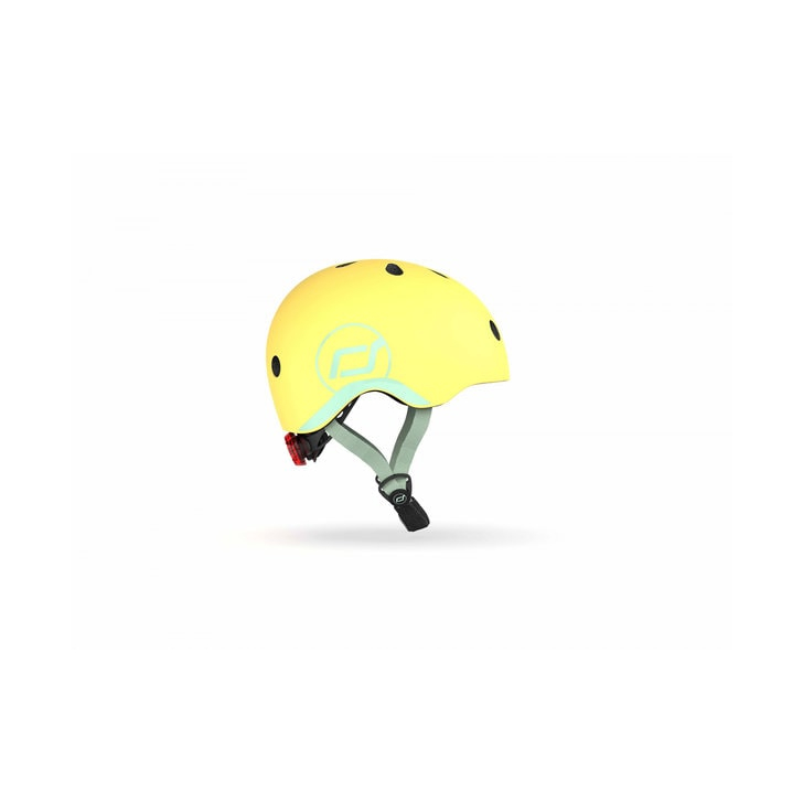 Casca de protectie pentru copii, sistem de reglare magnetic cu led, XXS-S, 45-51 cm, 1 an+, Lemon, Scoot Ride