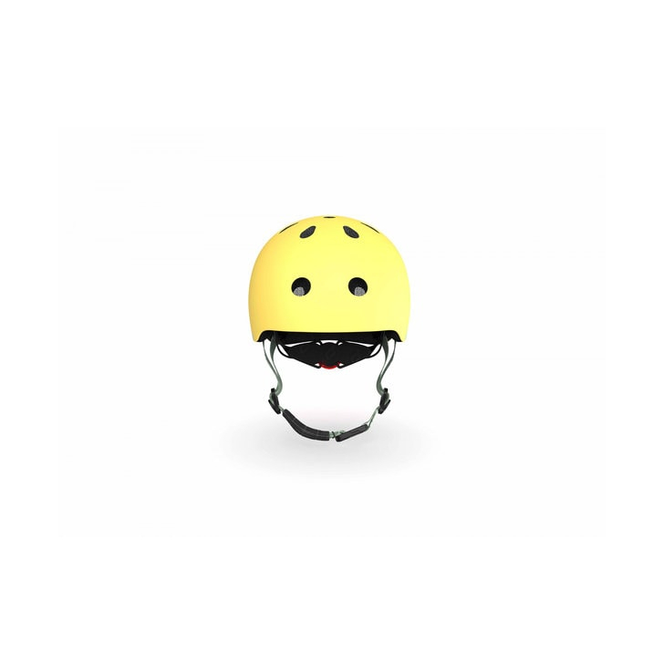 Casca de protectie pentru copii, sistem de reglare magnetic cu led, XXS-S, 45-51 cm, 1 an+, Lemon, Scoot Ride