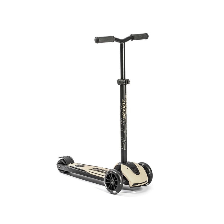 Trotineta copii pliabila, reglabila, roti luminoase, Highwaykick 5 Led Ash, 5 ani +, pana la 80 kg, Scoot Ride
