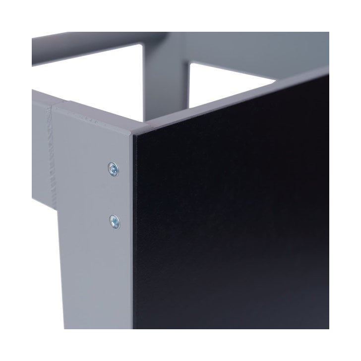 Inaltator Learning Tower Ajustabil cu tabla de scris, Ajutor de bucatarie MeowBaby , lemn Gri inchis