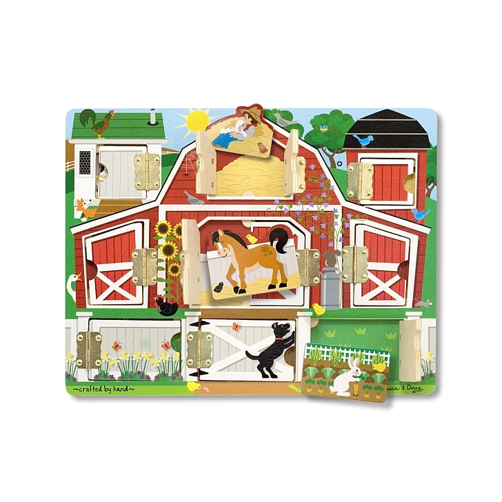 Puzzle magnetic ascunde si descopera Melissa and Doug