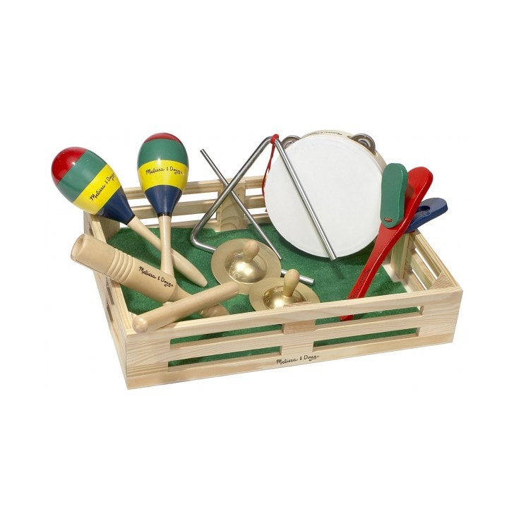 Set de instrumente muzicale din lemn