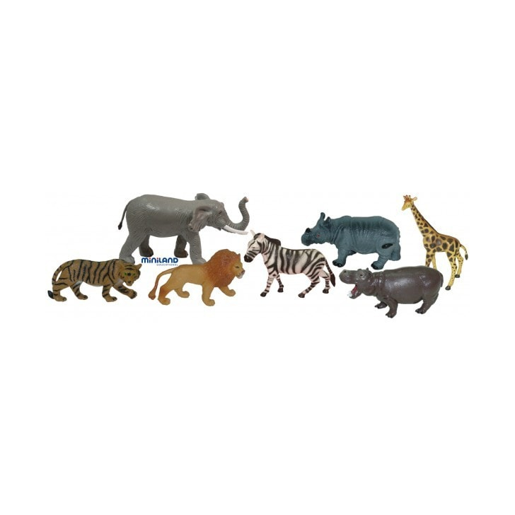Animale salbatice set de 7 figurine - Miniland