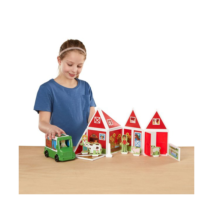 Set magnetic de joaca La Ferma - Melissa & Doug