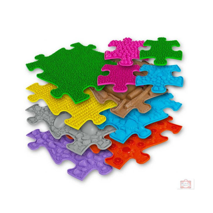 Covoras ortopedic senzorial puzzle Set Mediu 2A